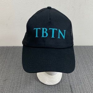 TBTN Trucker Hat Unisex OSFA Black Mesh Back Adjustable Snapback Cap Hit Wear